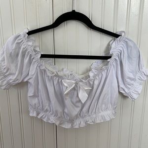 Dirndl Top. White New. M/L